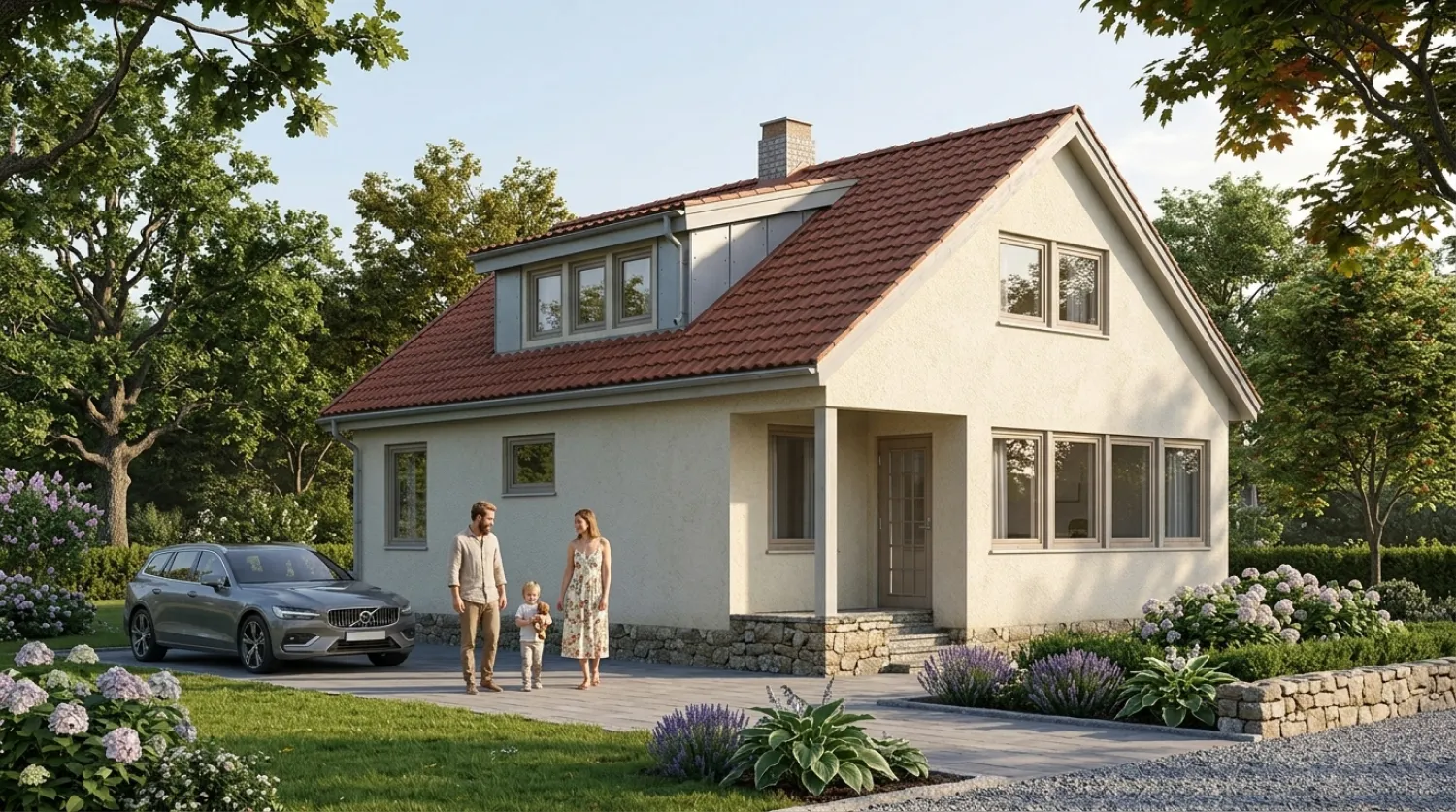 Проект каркасного дома с мансардой от 120 м²