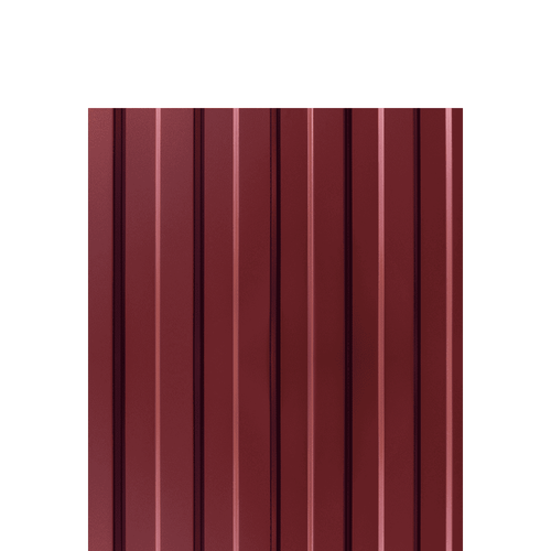 Профнастил С8 0,5 RAL-3011 коричнево-красный